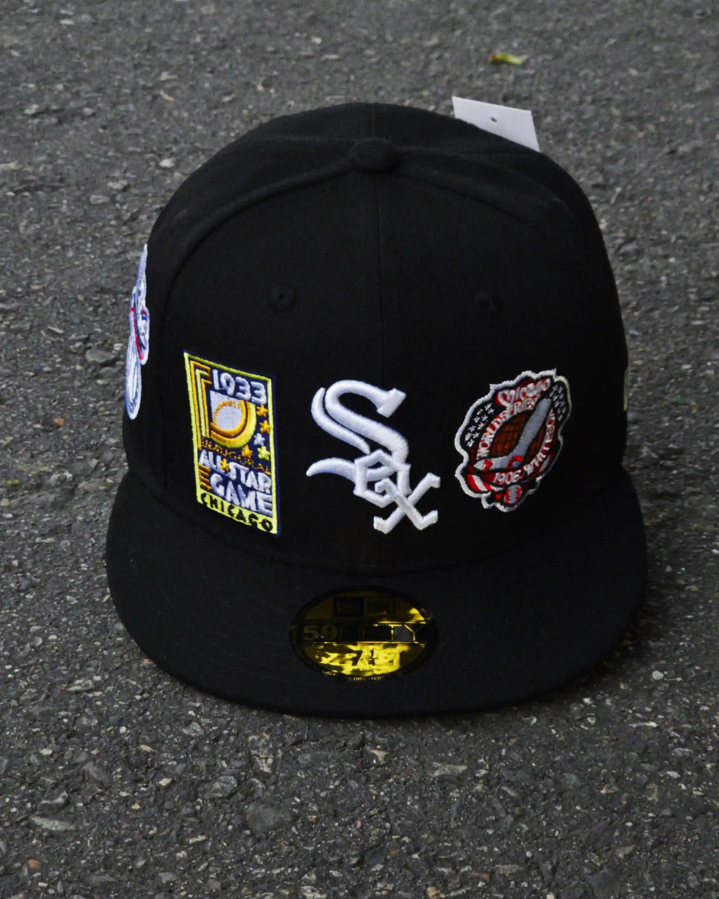 CHICAGO WHITE SOX NEGRO NEW ERA DAY PATCHES
