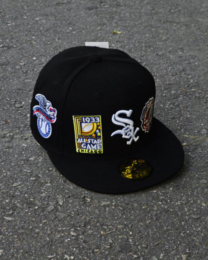 CHICAGO WHITE SOX NEGRO NEW ERA DAY PATCHES