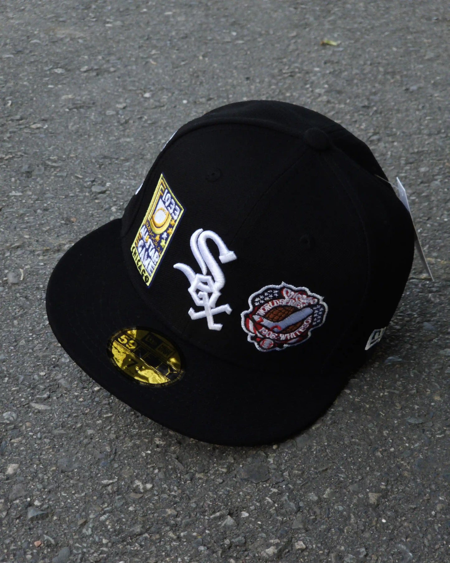 CHICAGO WHITE SOX NEGRO NEW ERA DAY PATCHES