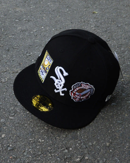 CHICAGO WHITE SOX NEGRO NEW ERA DAY PATCHES