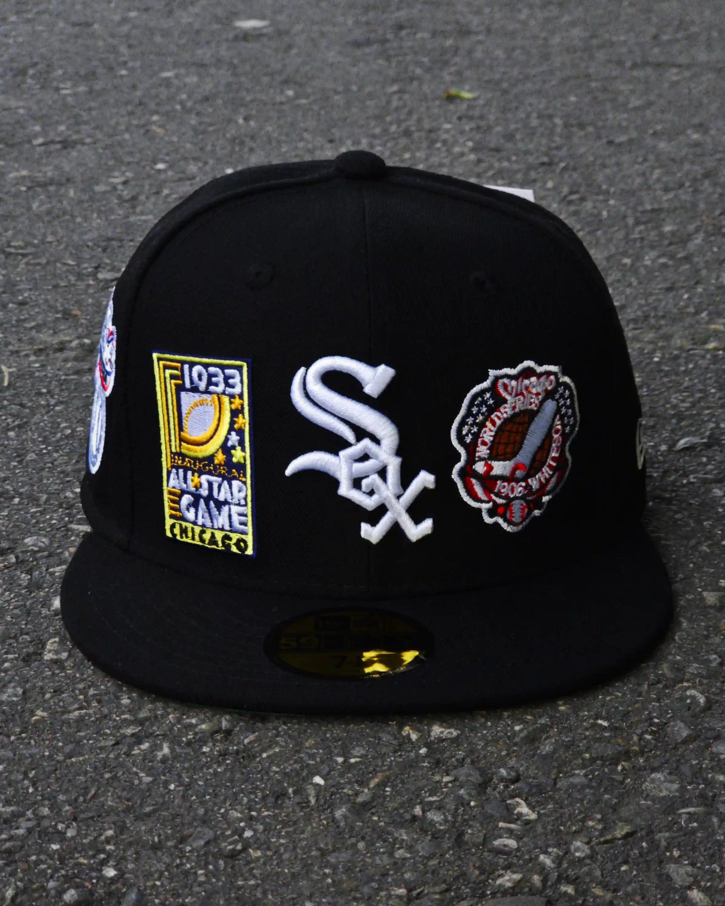 CHICAGO WHITE SOX NEGRO NEW ERA DAY PATCHES