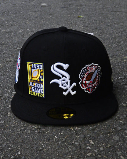 CHICAGO WHITE SOX NEGRO NEW ERA DAY PATCHES