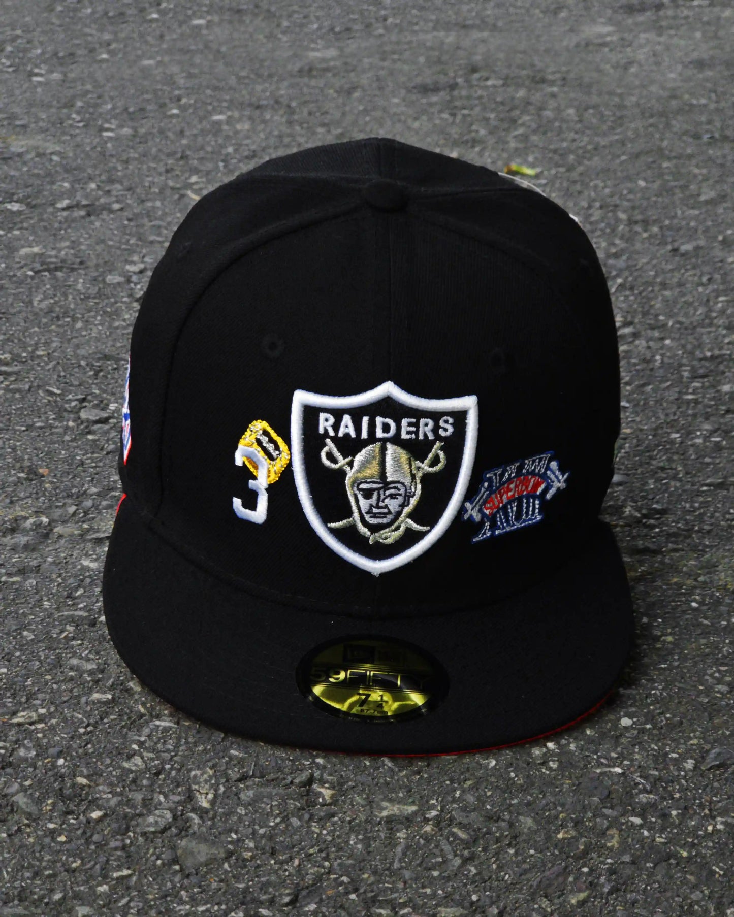 LAS VEGAS RAIDERS NEGRO 3X SUPERBOWL CHAMPIONS