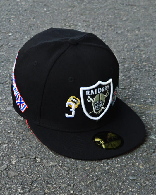 LAS VEGAS RAIDERS NEGRO 3X SUPERBOWL CHAMPIONS