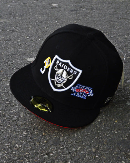 LAS VEGAS RAIDERS NEGRO 3X SUPERBOWL CHAMPIONS