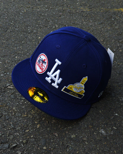 LOS ANGELES DODGERS AZUL NEW ERA DAY PATCHES
