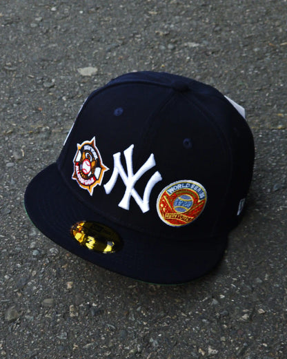 NEW YORK YANKEES NAVY NEW ERA DAY PATCHES
