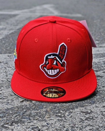 CLEVELAND INDIANS ROJO WORLD SERIES 1995