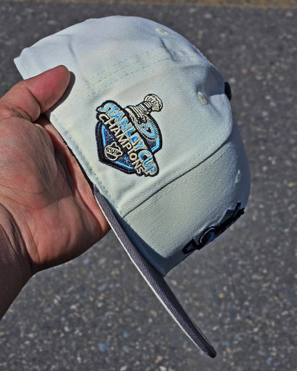 ANAHEIM DUCKS CREMA STANLEYCUP CHAMPIONS VISOR GRIS