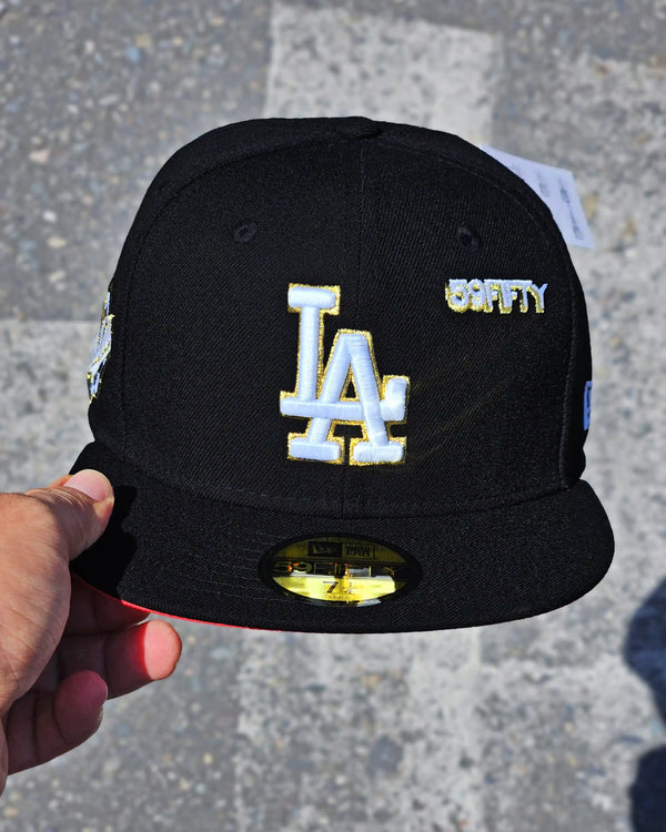 LOS ANGELES DODGERS NEGRO WORLD SERIES 1990 59FIFTY UV ROJO - vista alternativa