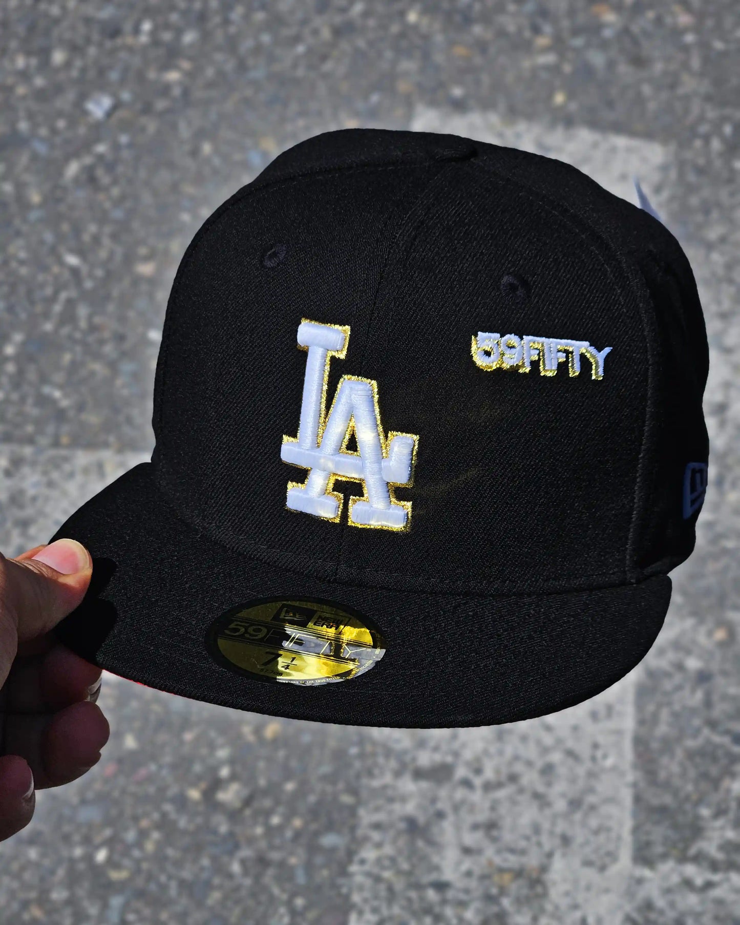 LOS ANGELES DODGERS NEGRO WORLD SERIES 1990 59FIFTY UV ROJO