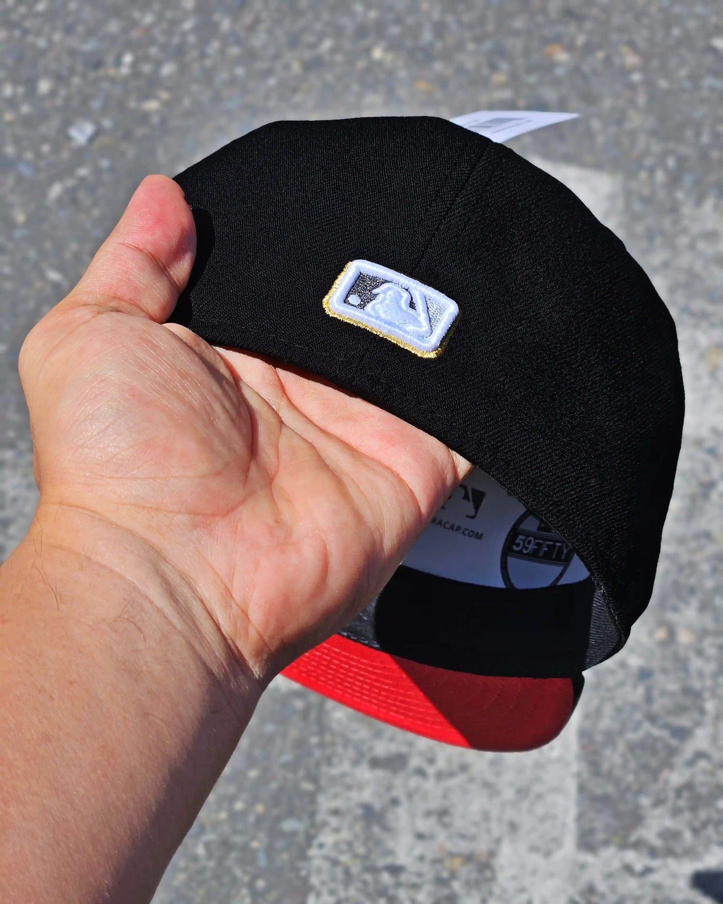 LOS ANGELES DODGERS NEGRO WORLD SERIES 1990 59FIFTY UV ROJO