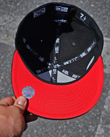 LOS ANGELES DODGERS NEGRO WORLD SERIES 1990 59FIFTY UV ROJO