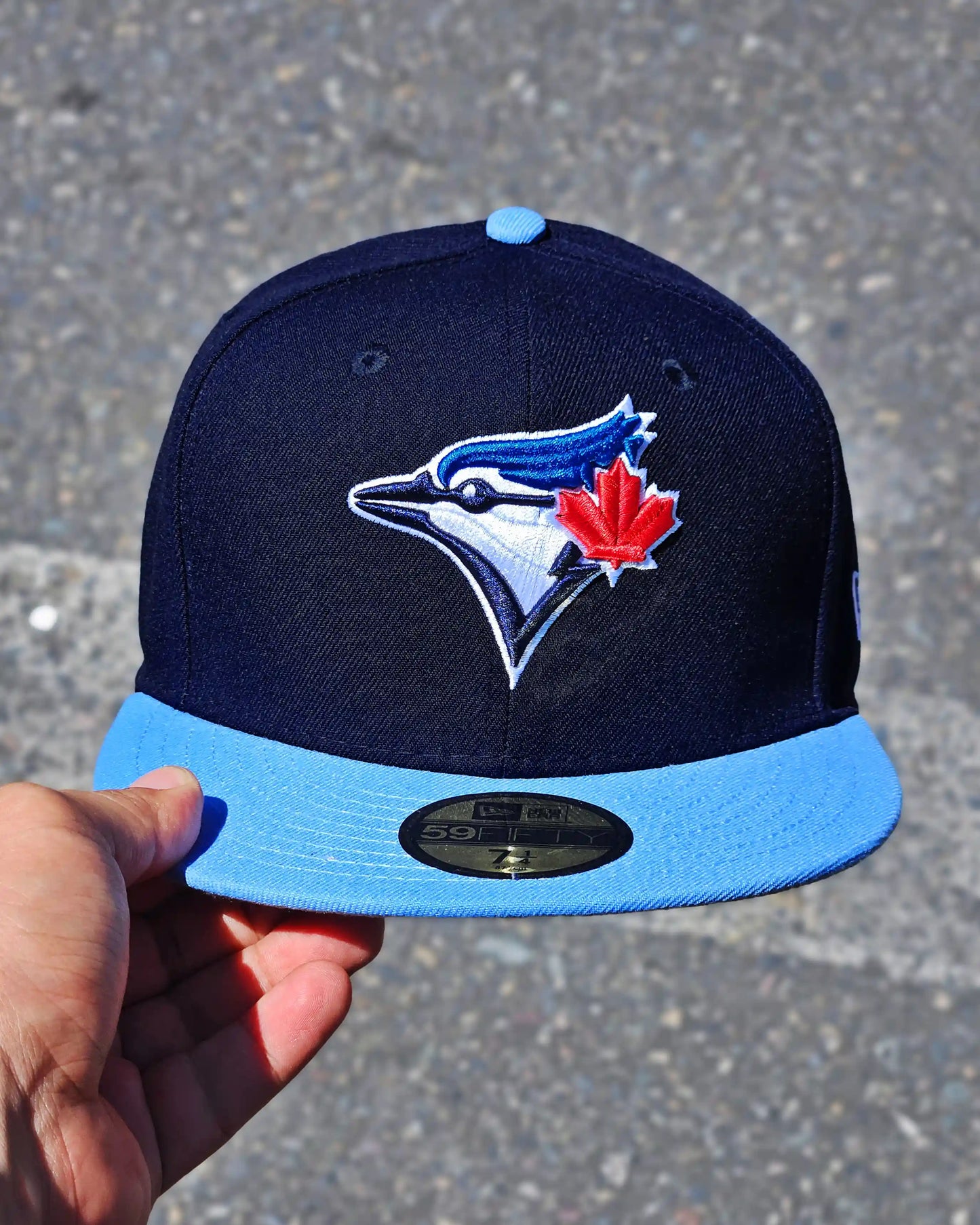 TORONTO BLUE JAYS NAVY VISOR CELESTE