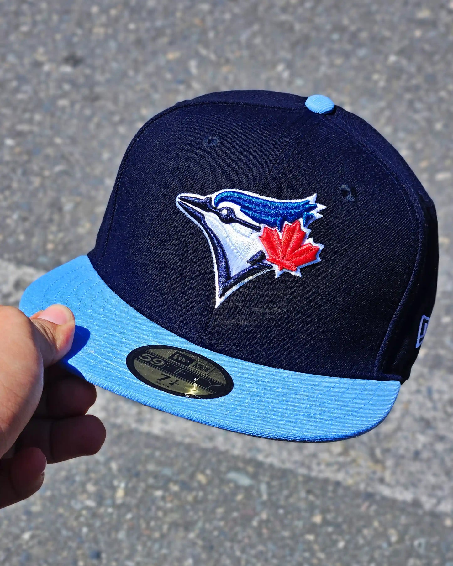 TORONTO BLUE JAYS NAVY VISOR CELESTE