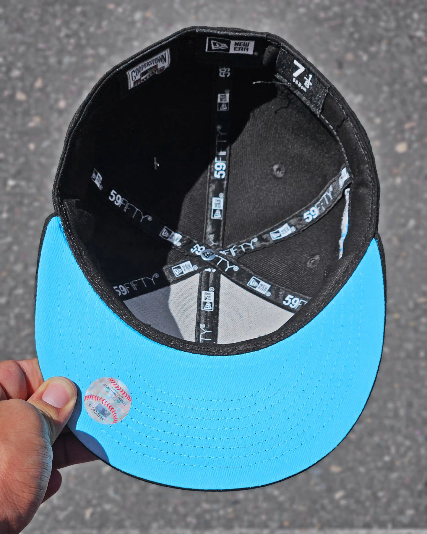 DETROIT TIGERS NEGRO ALL STAR GAME 2005 VISOR CELESTE