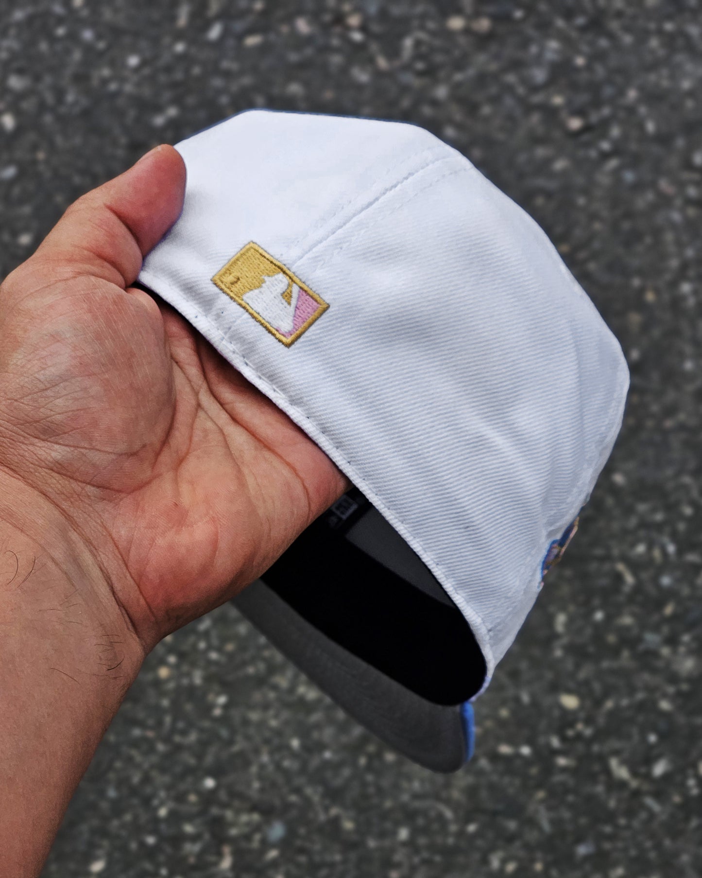 KANSAS CITY ROYALS BLANCO 50TH VISOR AZUL