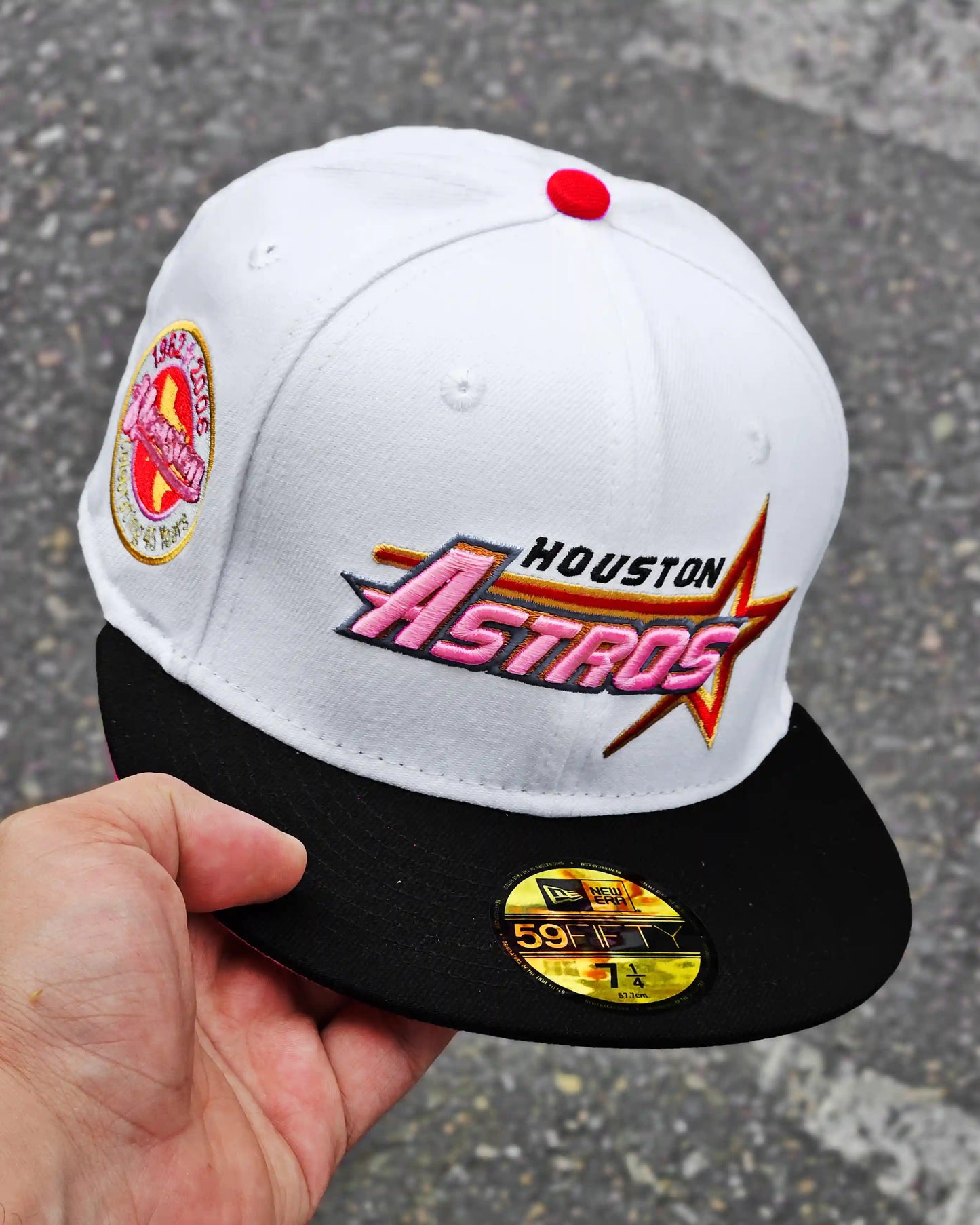 HOUSTON ASTROS BLANCO CELEBARTING 50 YEARS VISOR NEGRO