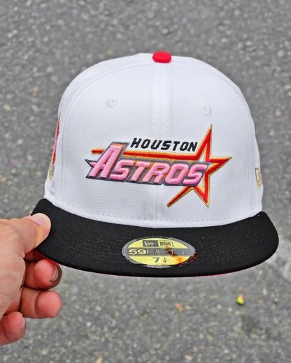 HOUSTON ASTROS BLANCO CELEBARTING 50 YEARS VISOR NEGRO