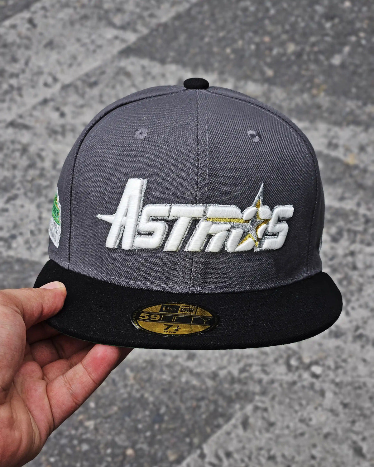 HOUSTON ASTROS GRIS ASTRODOME SILVER UV VERDE