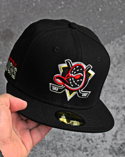 ANAHEIM DUCKS NEGRO NWT 5/8 UV VERDE