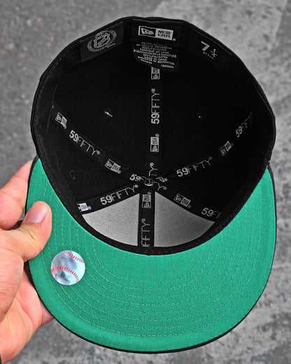 ANAHEIM DUCKS NEGRO NWT 5/8 UV VERDE