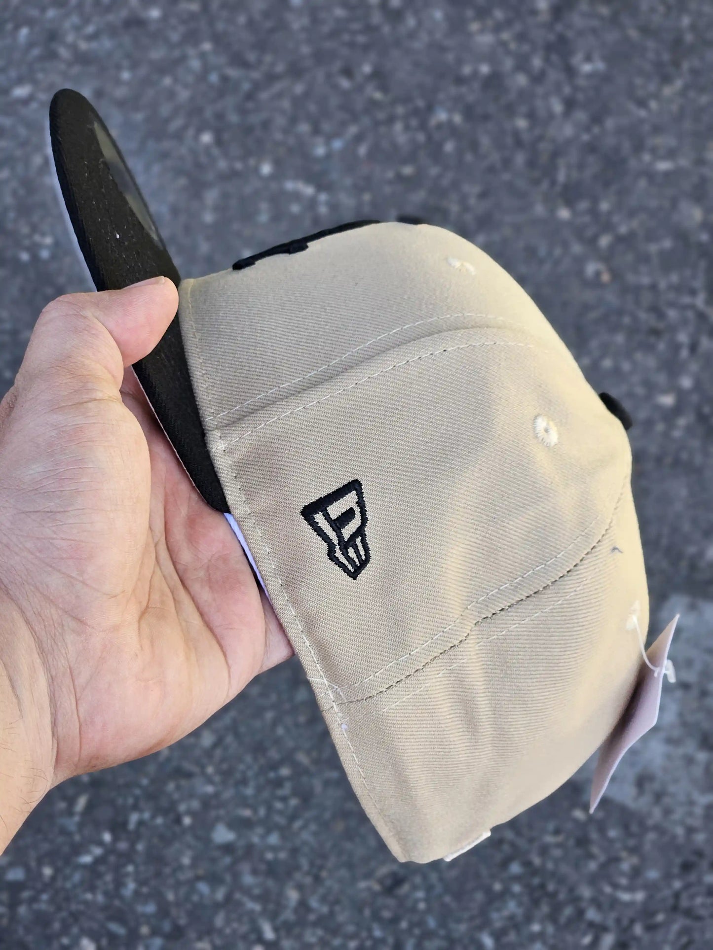 CHICAGO WHITE SOX BEIGE VISOR NEGRO