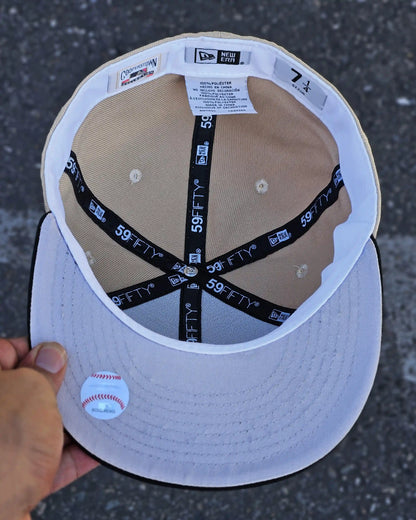 CHICAGO WHITE SOX BEIGE VISOR NEGRO