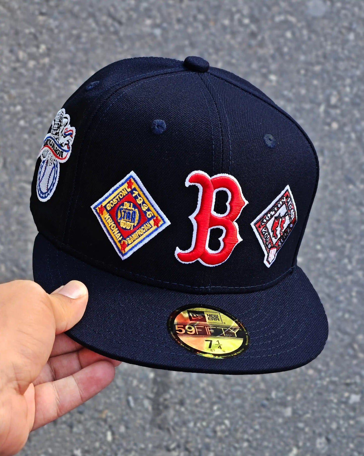 BOSTON RED SOX NAVY NEW ERA DAY PATCHES