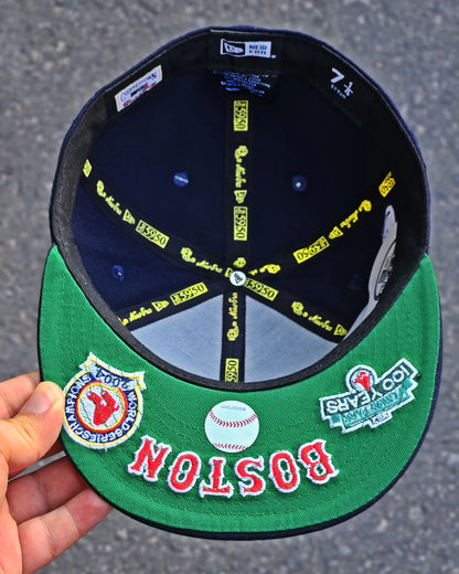 BOSTON RED SOX NAVY NEW ERA DAY PATCHES