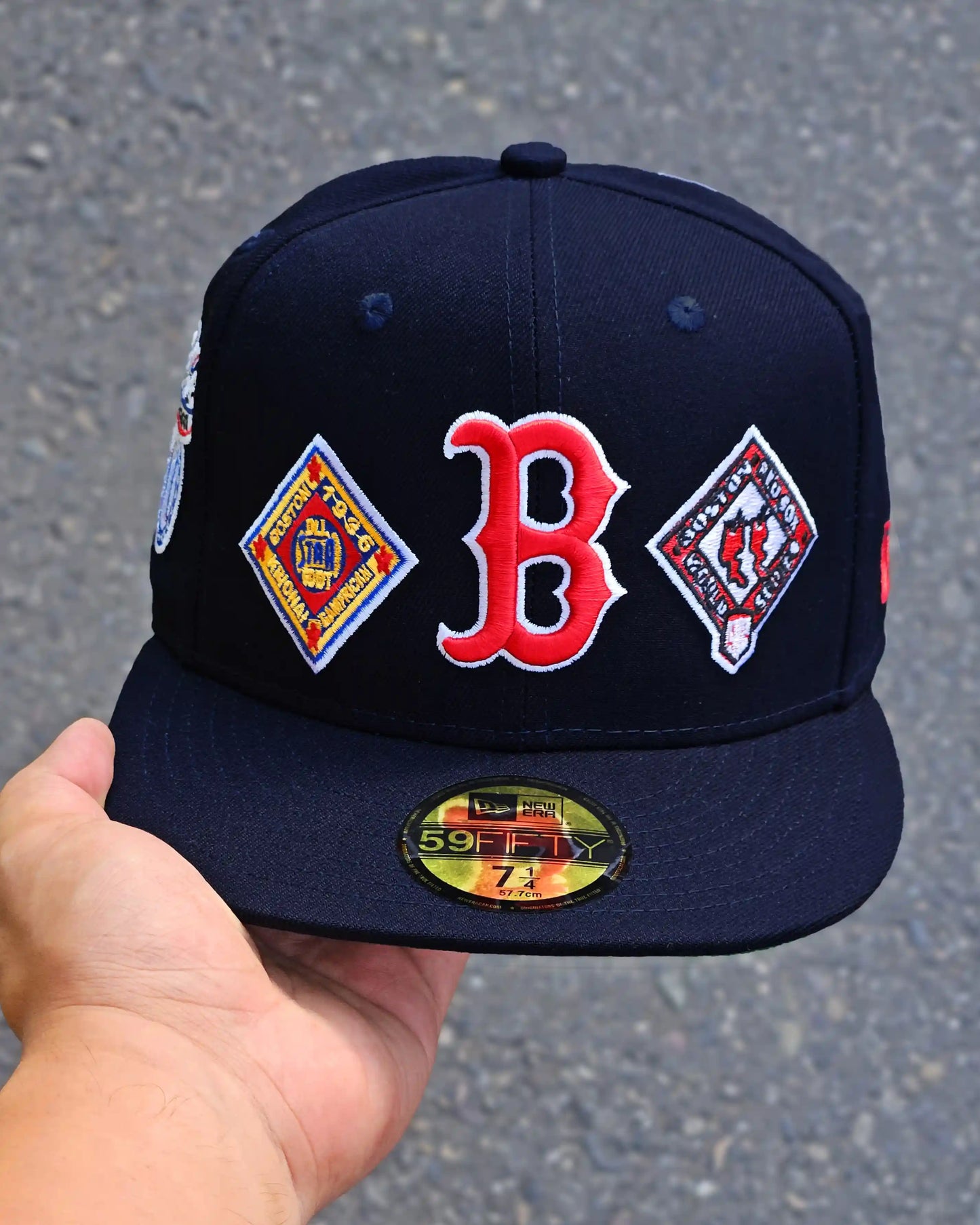BOSTON RED SOX NAVY NEW ERA DAY PATCHES