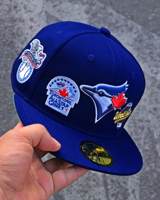 TORONTO BLUE JAYS AZUL NEW ERA DAY PATCHES