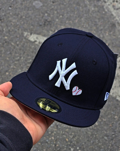 NEW YORK YANKEES NAVY HUSTLE AND LOVE = GAME