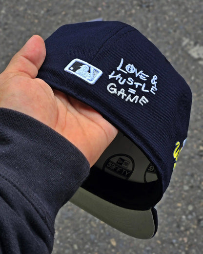 NEW YORK YANKEES NAVY HUSTLE AND LOVE = GAME