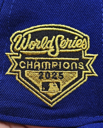 LOS ANGELES DODGERS AZUL WORLD SERIES CHAMPIONS 2025 DORADO