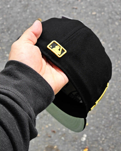 LOS ANGELES DODGERS NEGRO GOTHIC DORADO