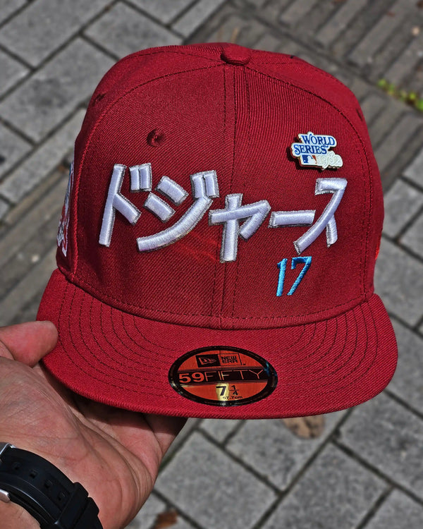 LOS ANGELES DODGERS VINOTINTO OHTANI PRIME 17 KANJI - vista alternativa
