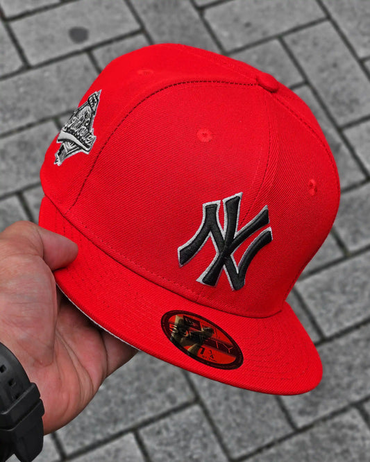 NEW YORK YANKEES ROJO WORLD SERIES 1996 LOGO NEGRO