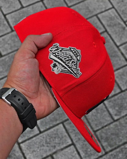 NEW YORK YANKEES ROJO WORLD SERIES 1996 LOGO NEGRO