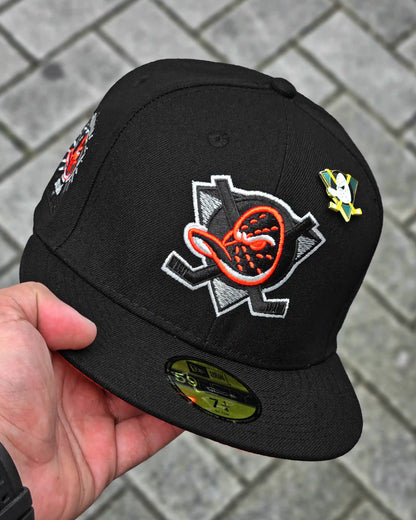 ANAHEIM DUCKS NEGRO INAUGURAL SEASON 1994 UV NARANJA