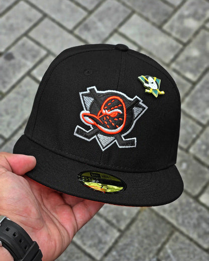 ANAHEIM DUCKS NEGRO INAUGURAL SEASON 1994 UV NARANJA