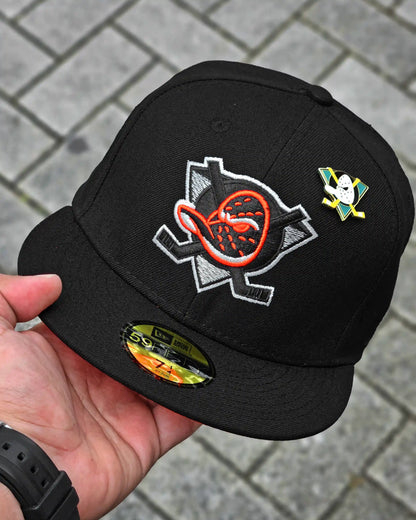 ANAHEIM DUCKS NEGRO INAUGURAL SEASON 1994 UV NARANJA