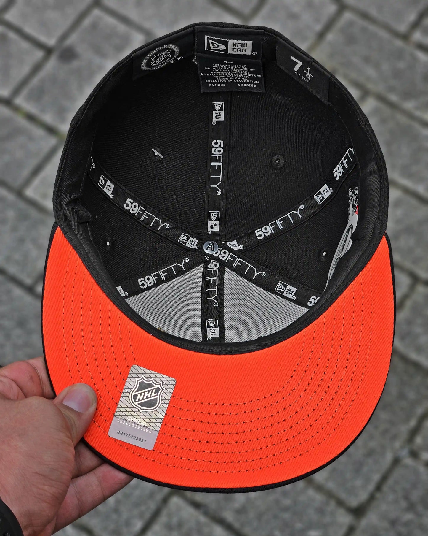 ANAHEIM DUCKS NEGRO INAUGURAL SEASON 1994 UV NARANJA