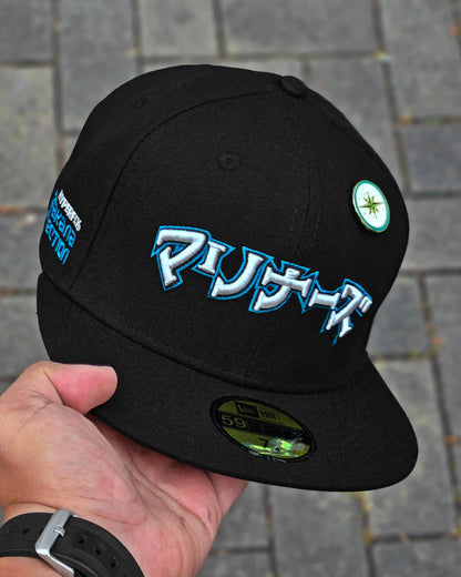 SEATTLE MARINERS NEGRO HYPERFLY KATAKANA X MLB
