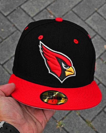 ARIZONA CARDINALS NEGRO VISOR ROJO