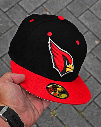 ARIZONA CARDINALS NEGRO VISOR ROJO