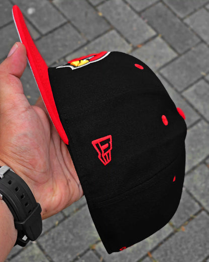 ARIZONA CARDINALS NEGRO VISOR ROJO