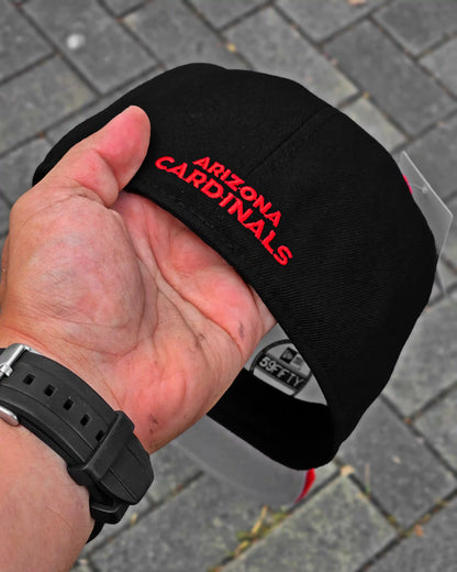 ARIZONA CARDINALS NEGRO VISOR ROJO