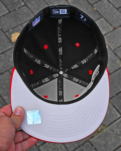 ARIZONA CARDINALS NEGRO VISOR ROJO