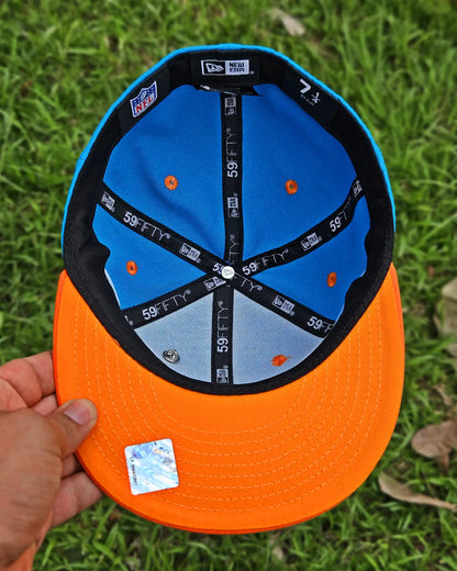 MIAMI DOLPHINS AGUAMARINA VISOR NARANJA